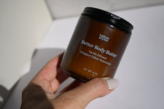 Natural tallow body butter for dry cracked hands knees and elbows