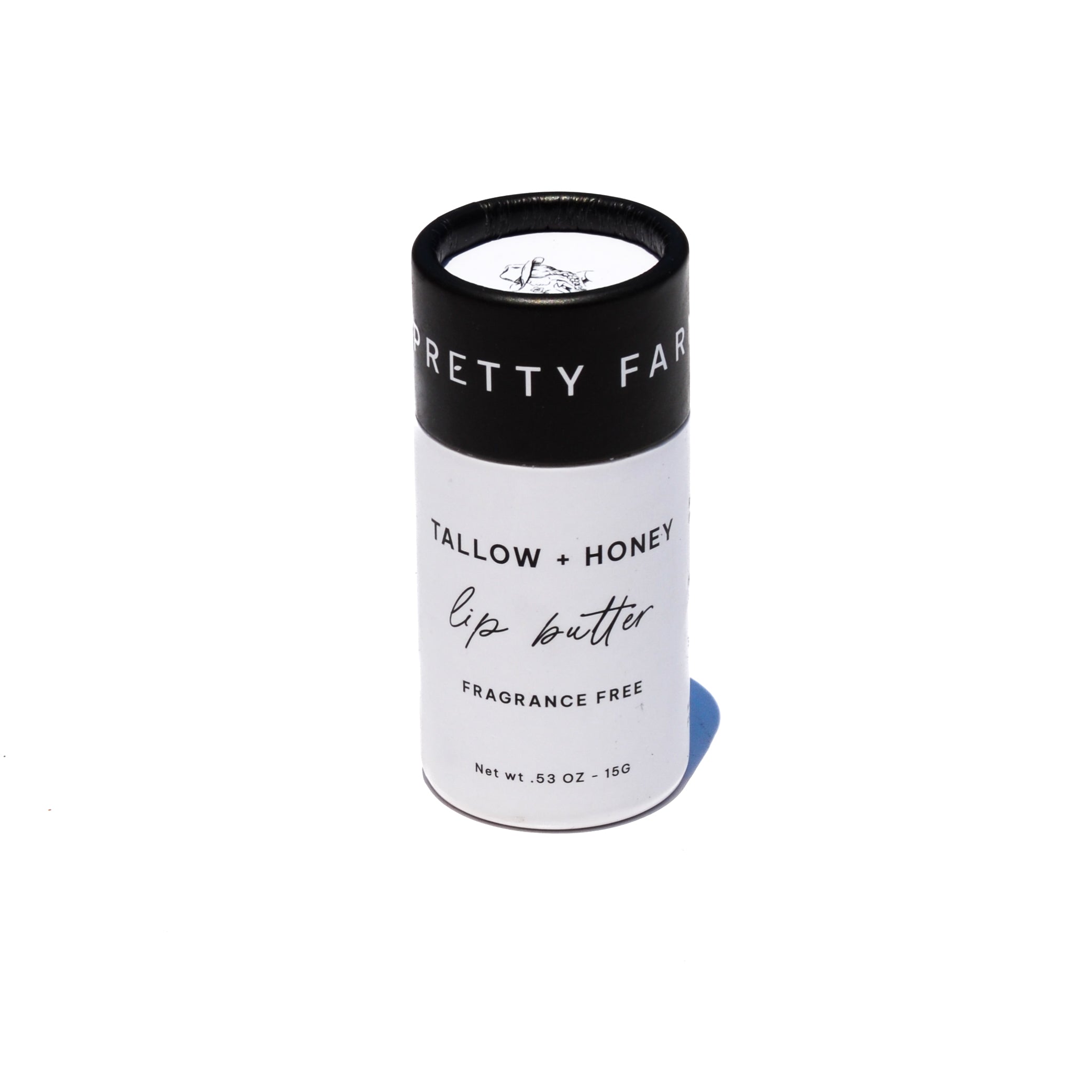 Tallow and honey lip butter with beeswax and olive oil natural ingredients