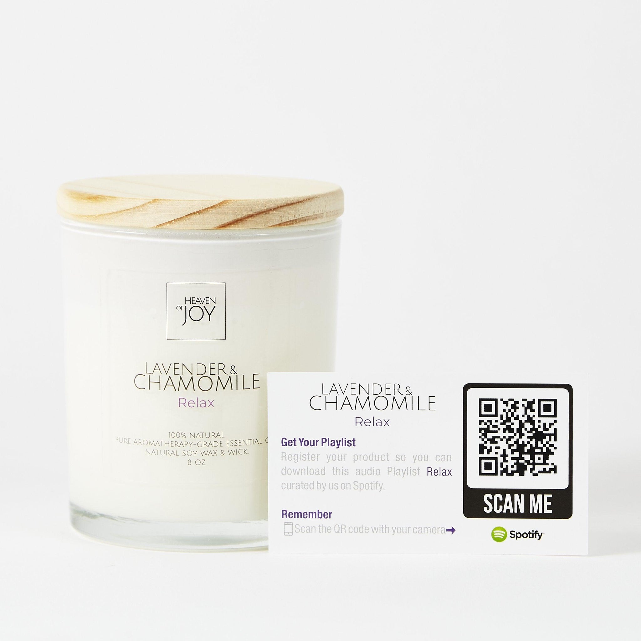 ethically sourced Lavender & Chamomile Candle - 100% Natural Life In Alignment