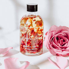 Lymph Love natural body oil for lymphatic-style massage Pretty Farm Girl Made Brave