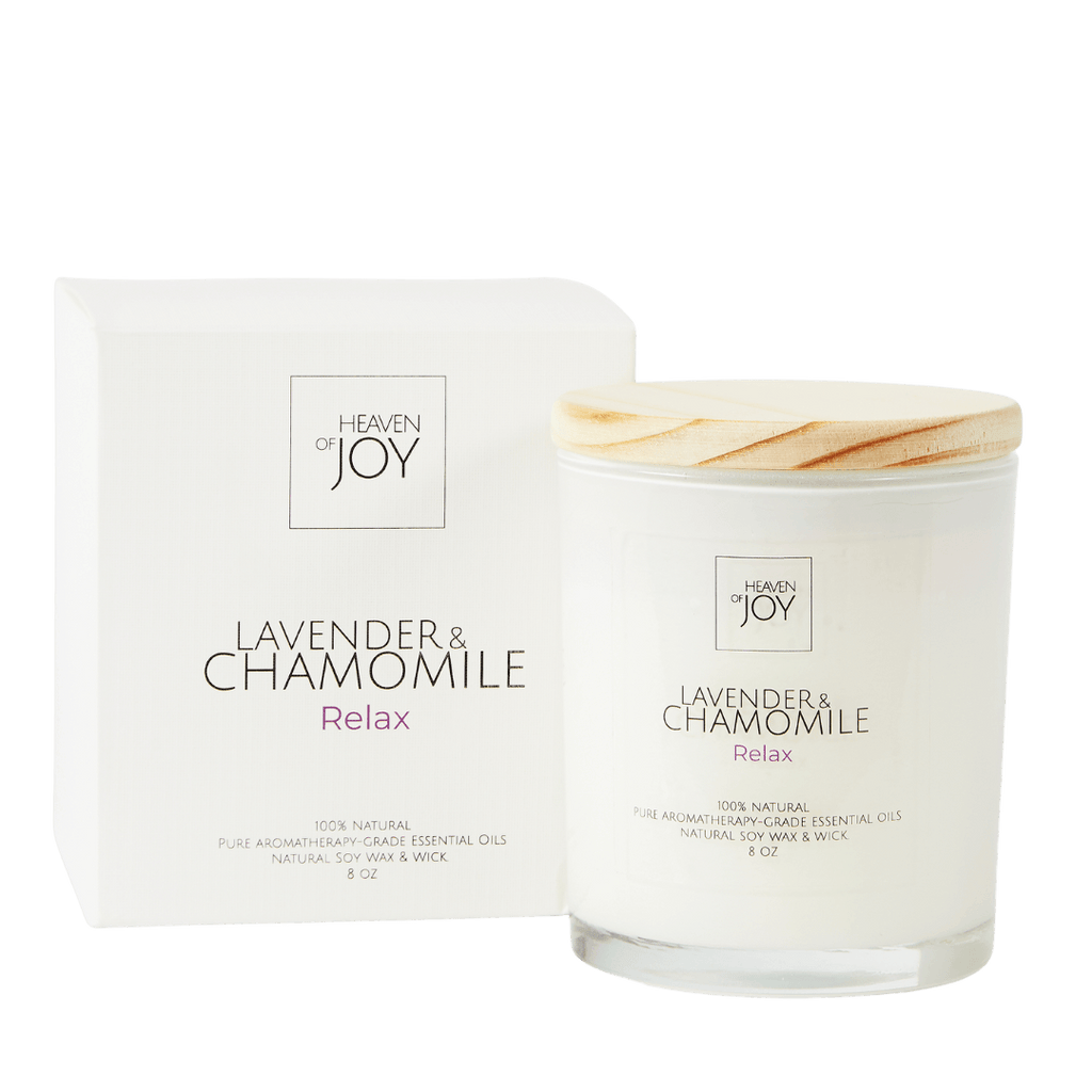 ethically sourced Lavender & Chamomile Candle - 100% Natural Life In Alignment