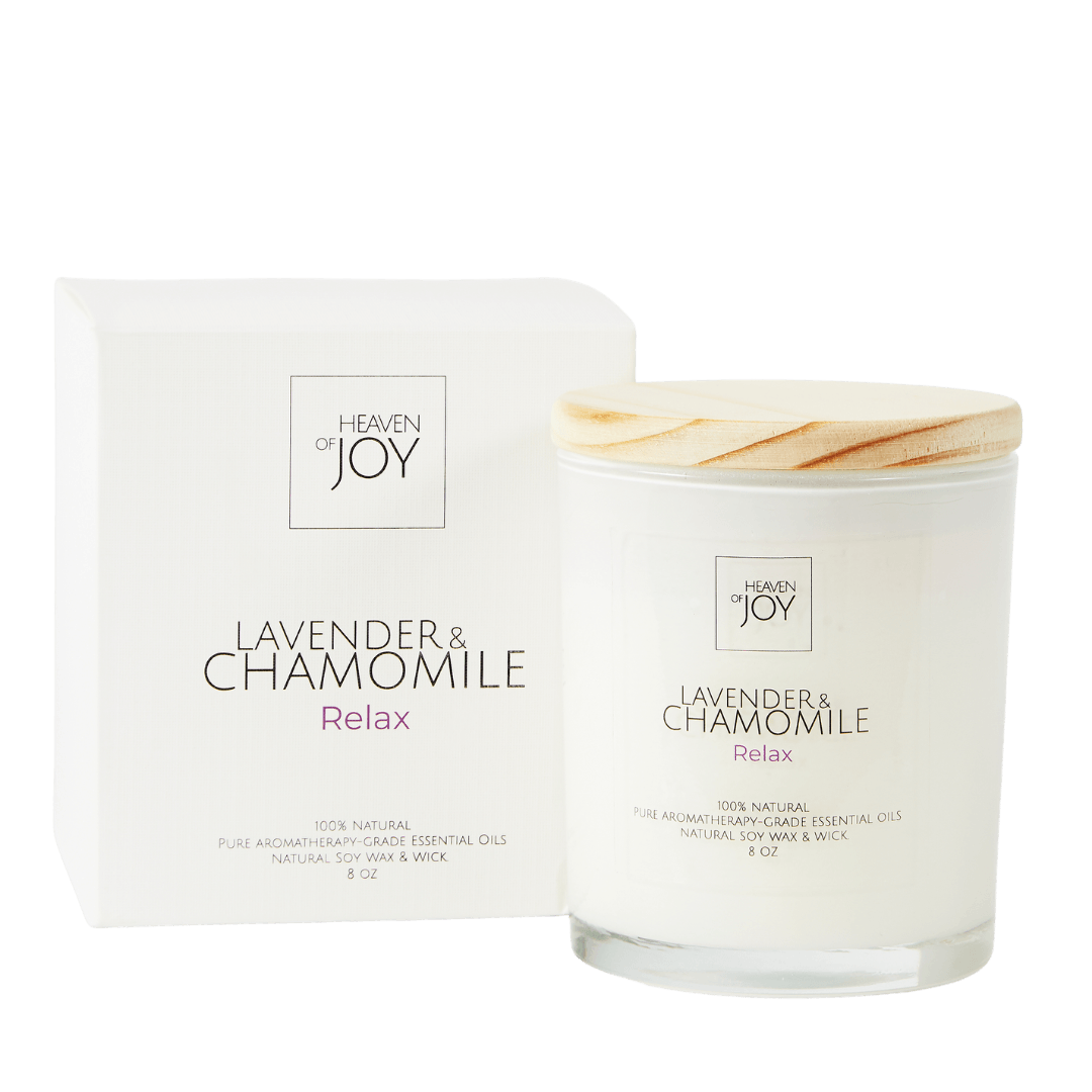 ethically sourced Lavender & Chamomile Candle - 100% Natural Life In Alignment