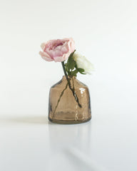 Bella Handblown Hammered Bud Vase