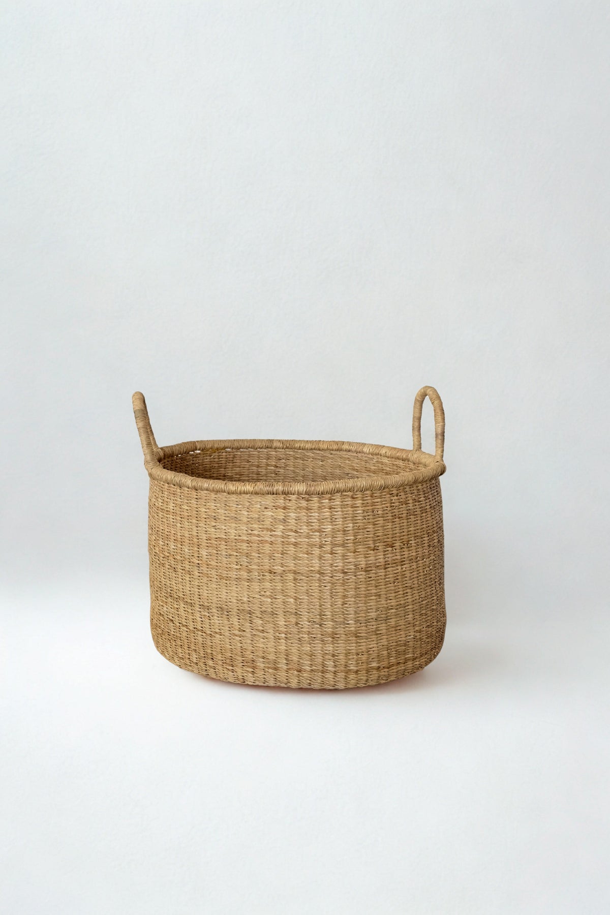 Handwoven Short Hamper - Natural