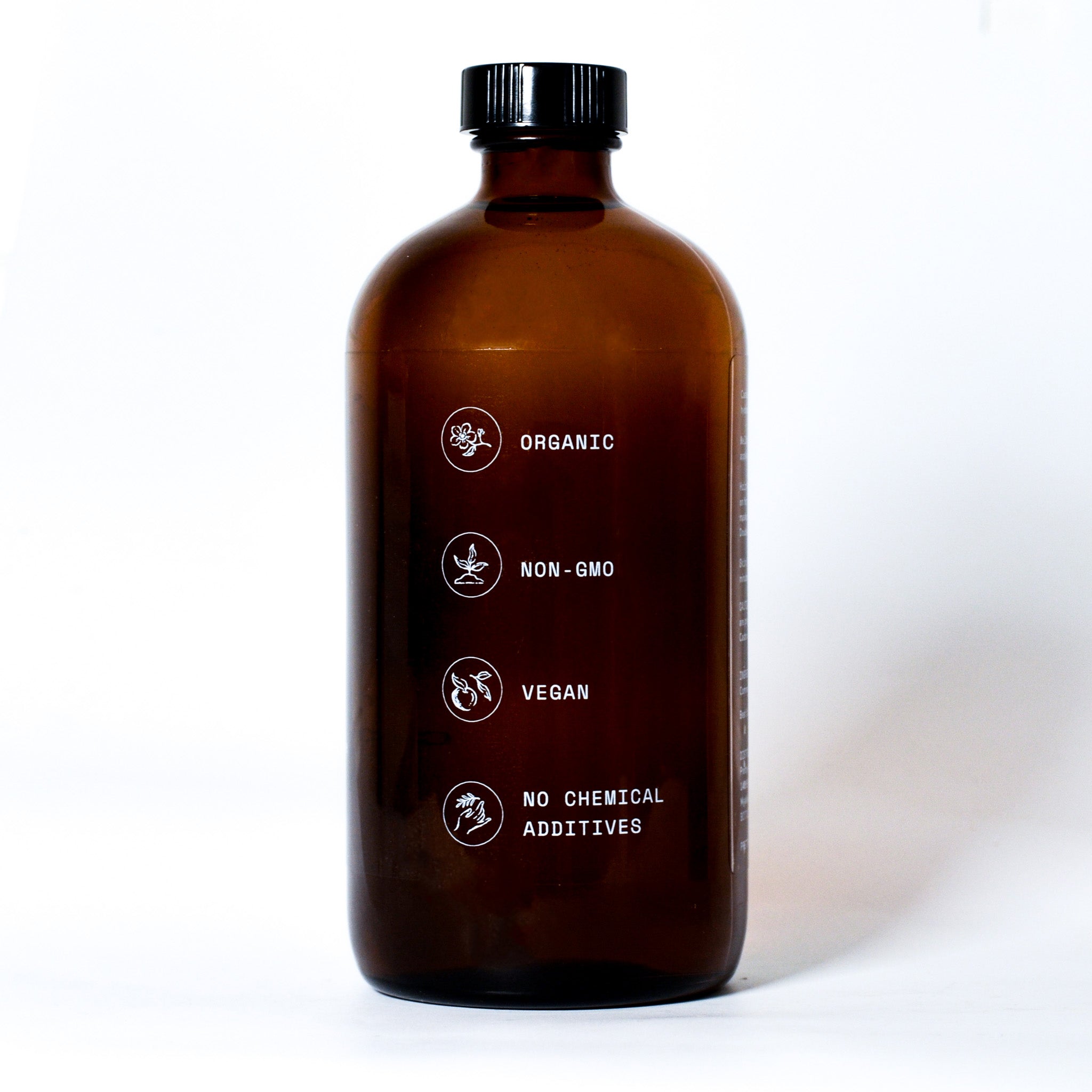 Pure organic cold-pressed hexane-free castor oil for hair lashes brows skin Made Brave