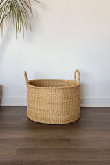 Handwoven Short Hamper - Natural