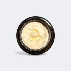 Cooling cucumber elderflower eye cream tallow under-eye treatment Made Brave