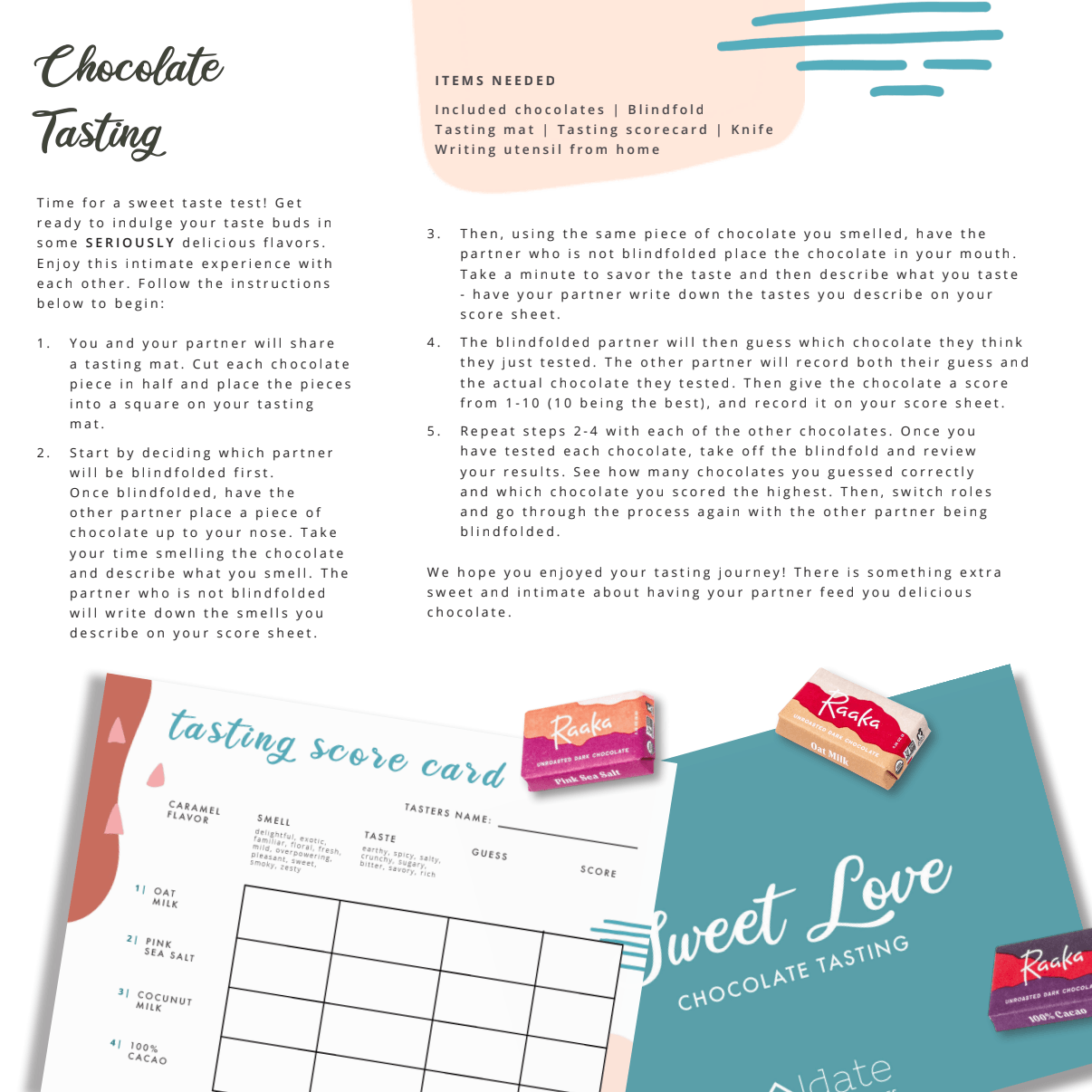 ethically sourced Date Night In Box "Sweet Love" Life In Alignment