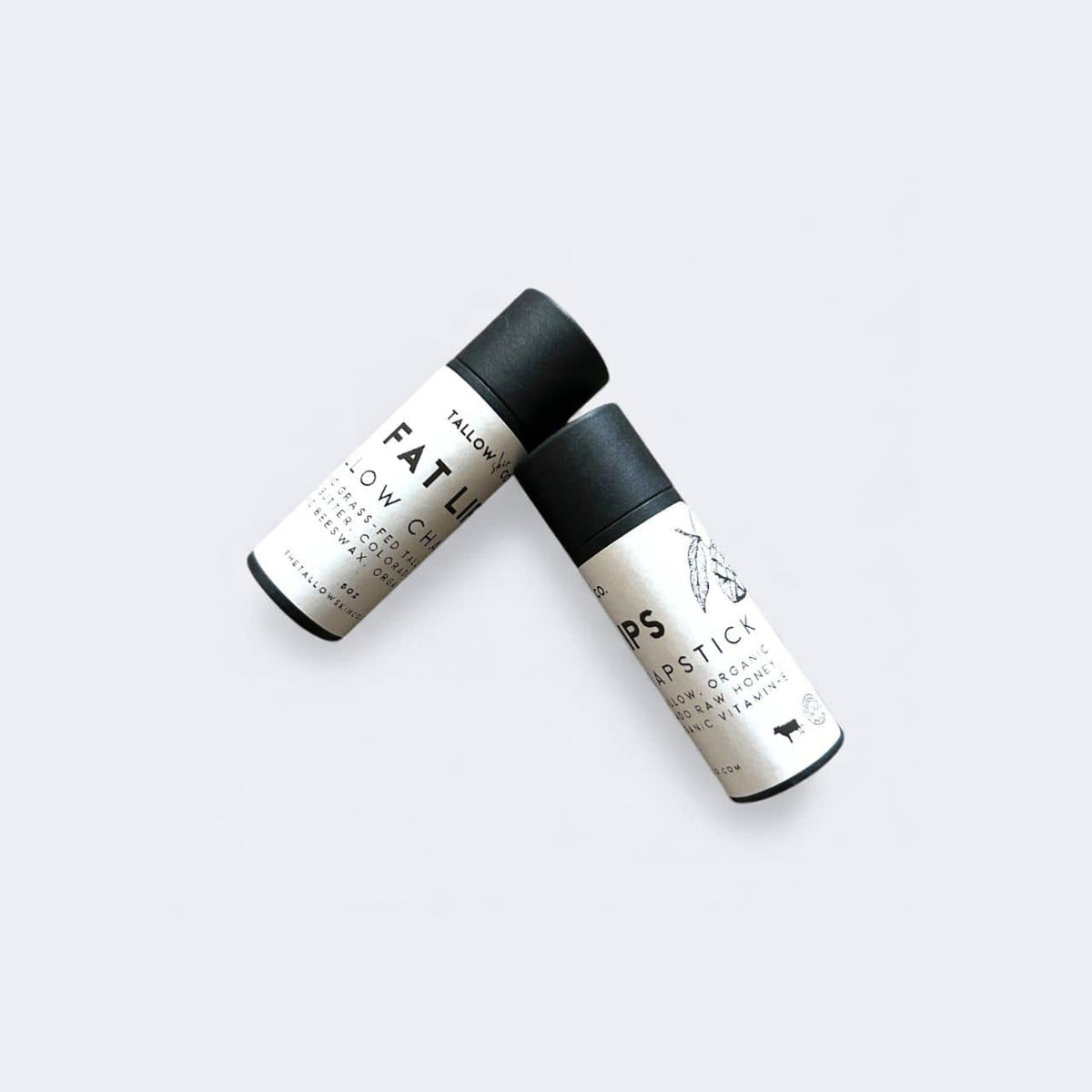 Fat Lips tallow lip balm grass-fed tallow and mango butter Made Brave