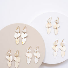 Stacked Stone Earrings