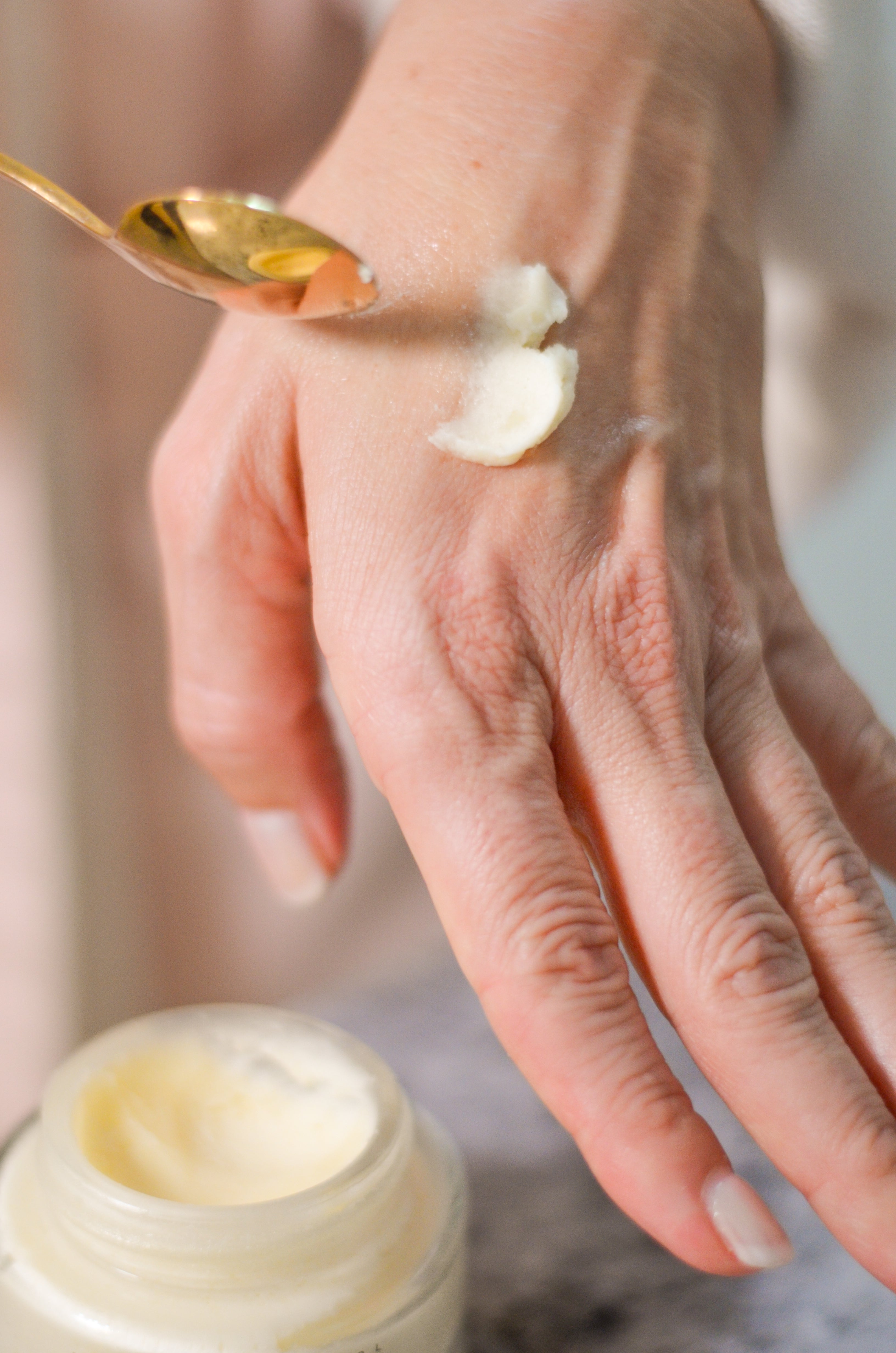 Natural anti-aging face cream ingredients grass-fed tallow and botanicals