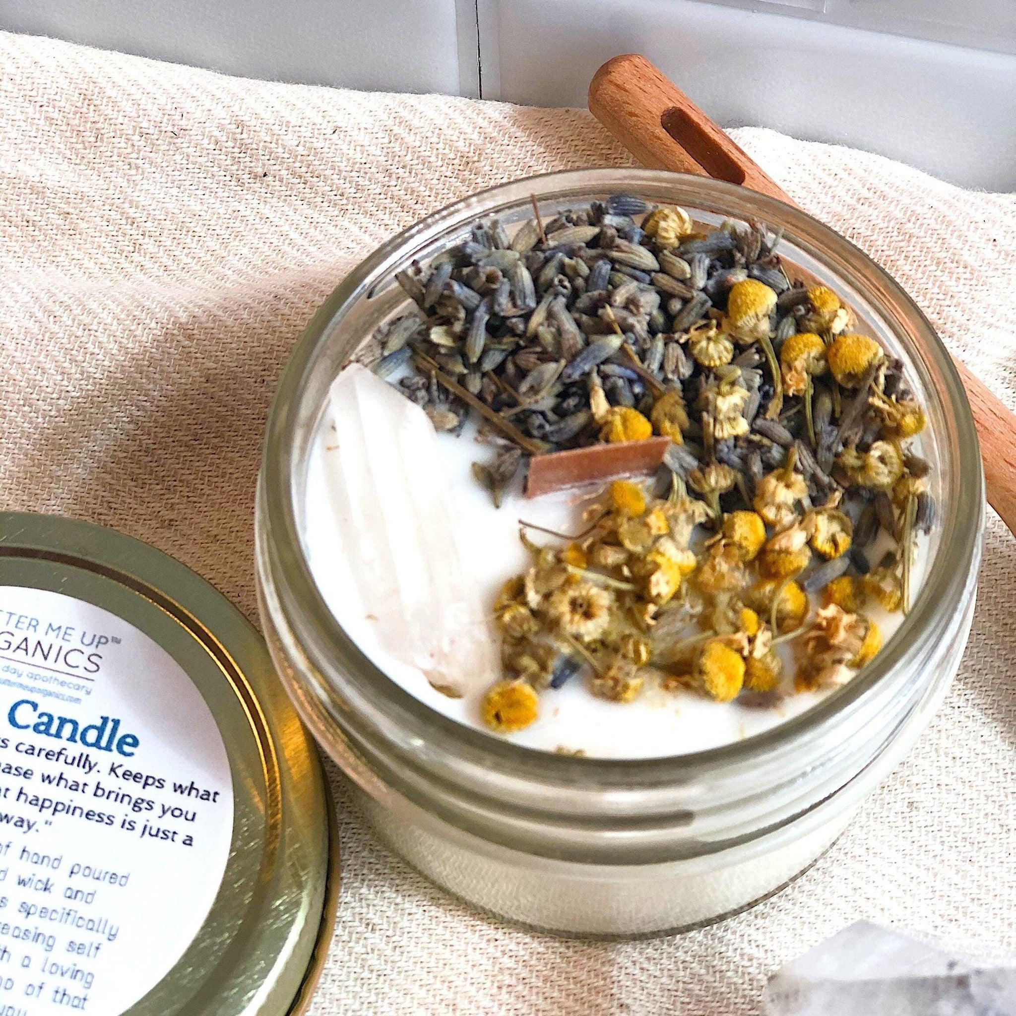 ethically sourced Organic Peace-Serenity-Intention Candle Life In Alignment