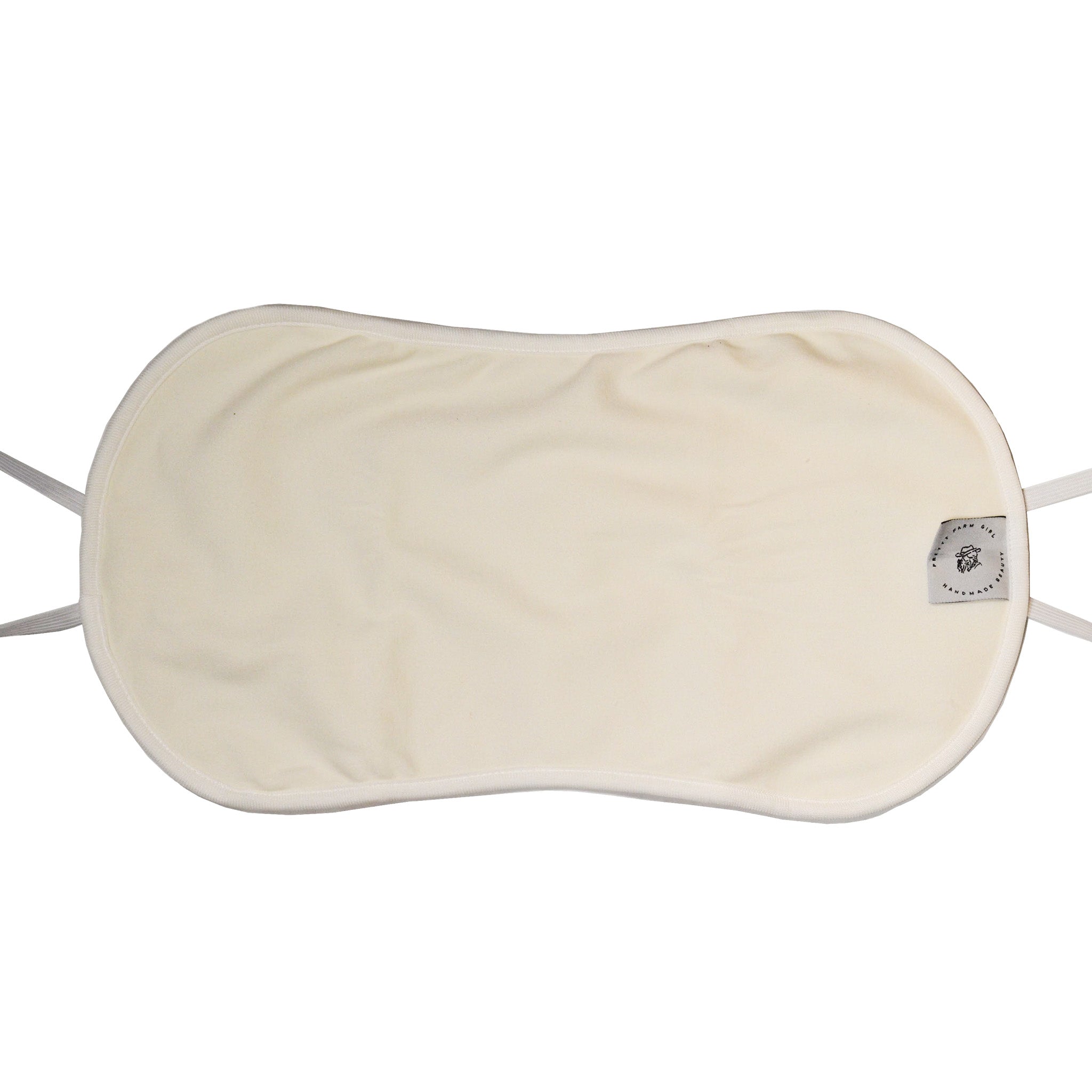 Organic cotton castor oil cloth pack with adjustable straps Made Brave