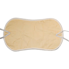 Adjustable stretch straps on reusable organic cotton castor oil cloth pack