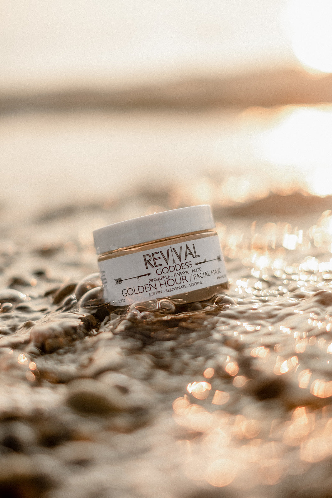 Goddess Golden Hour enzyme face mask brightening pineapple papaya Made Brave